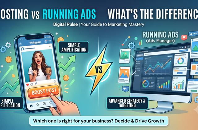 Boosting vs Running Ads — What's the Difference?