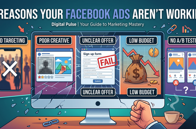 5 Reasons Your Facebook Ads Aren't Working